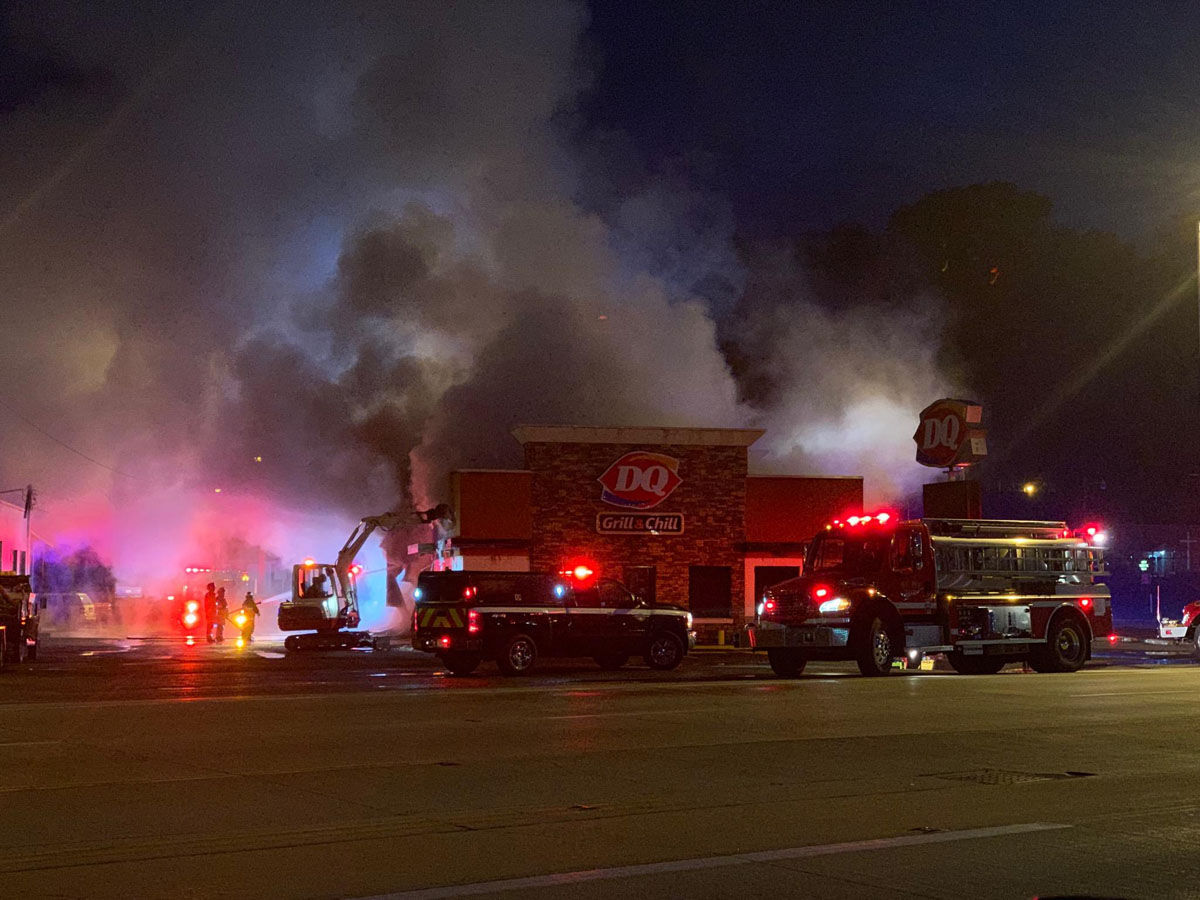 Dairy Queen catches fire